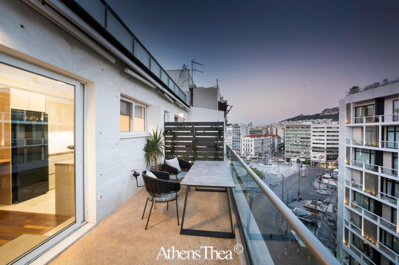Athensthea Alpha Luxury Penthouse Apt In Omonia ภายนอก รูปภาพ